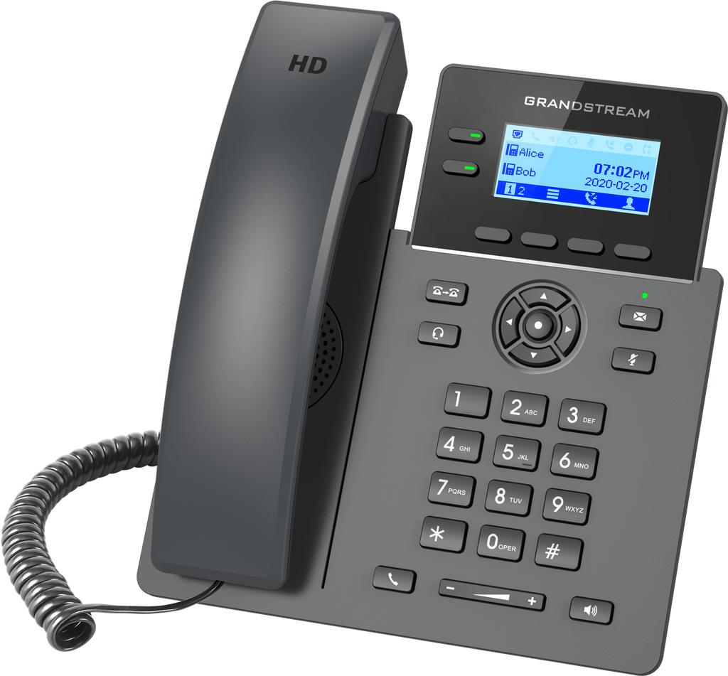 Téléphone IP Grandstream GRP2602 / GRP2602P à 2 lignes
