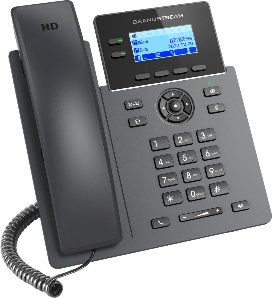 Téléphone IP Grandstream GRP2602 / GRP2602P à 2 lignes