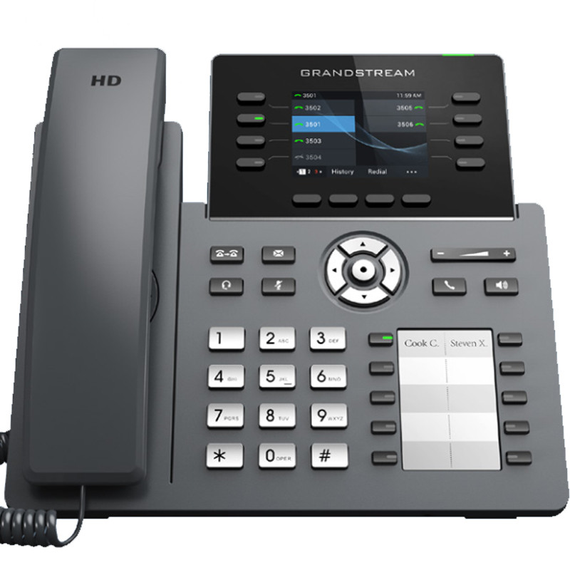 [GRP2634] Grandstream GRP2634 – Téléphone IP professionnel (Poste standardiste)