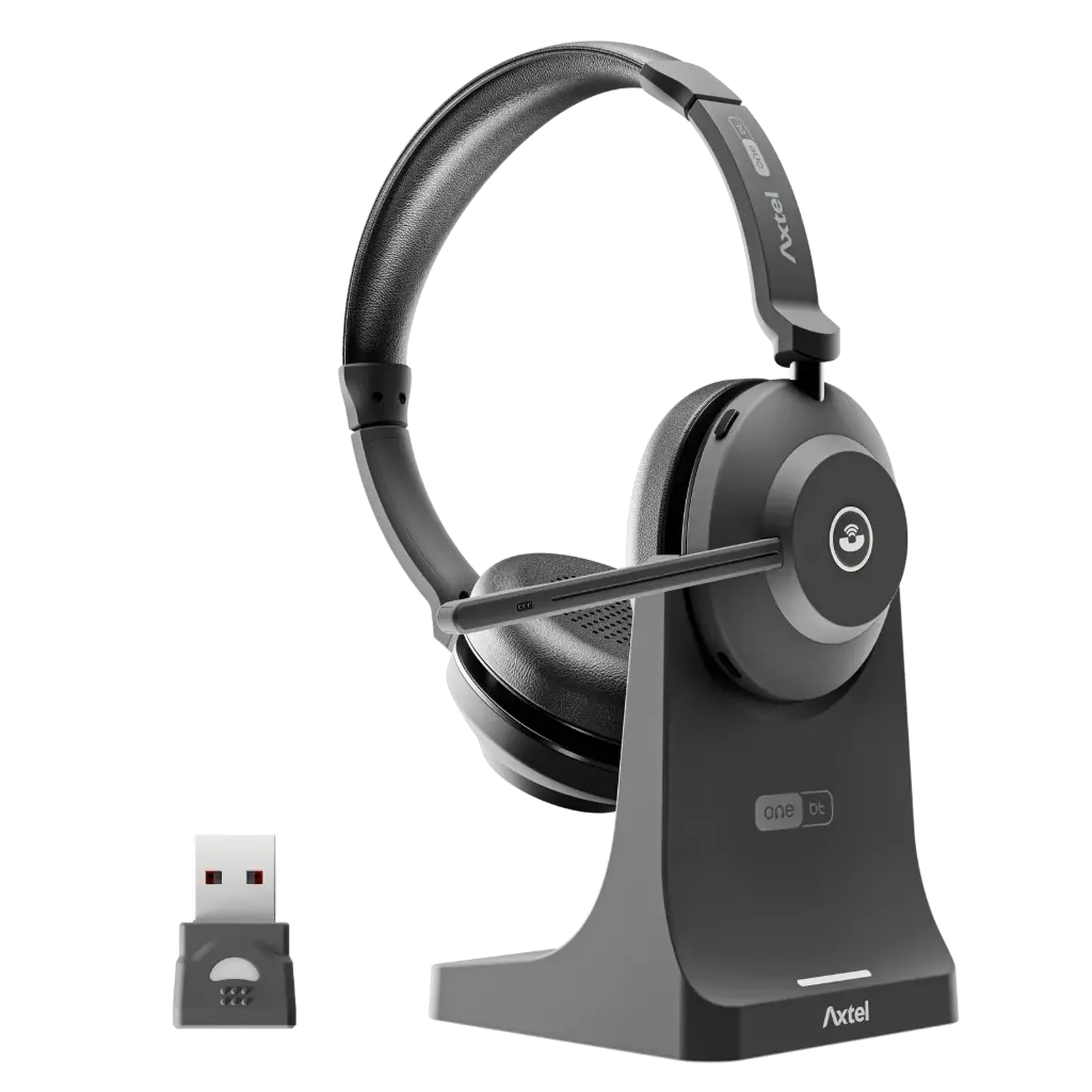 [AXH-ONEBTD-CB] Axtel One BT Stéréo – Casque Bluetooth professionnel
