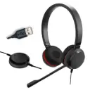 Jabra Evolve 20 Stereo MS, USB C/A Adapter Réf. 4999-823-169