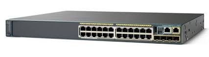 Switch Réseau Cisco Catalyst 2960-S : 24 Ports Gigabit PoE 370W 10/100/1000, 4x 1G SFP, Lan Base
