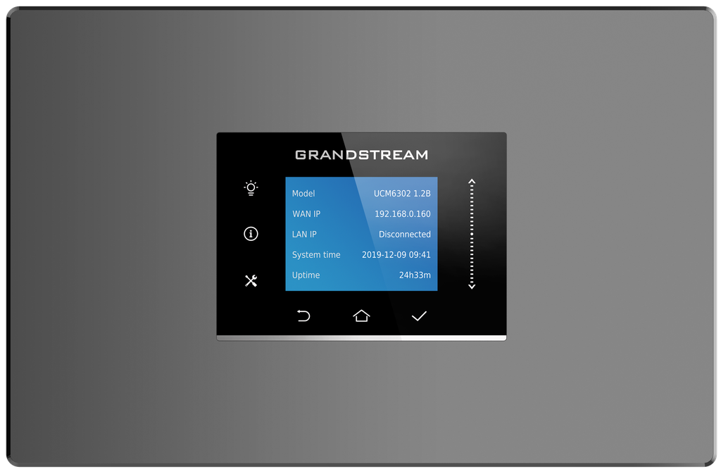 [UCM6302A] Standard téléphonique IP Grandstream UCM630X professionnelle  (2 Ports, Audio)