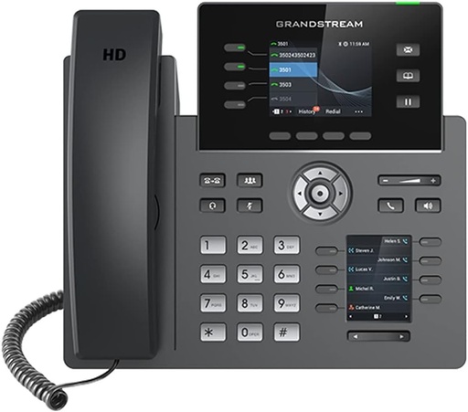 [GRP2614] Grandstream GRP2614 – Téléphone IP professionnel (Poste collaborateur)