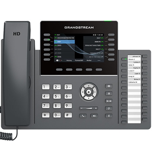 [GRP2636] Grandstream GRP2636 – Téléphone IP professionnel (Poste standardiste)