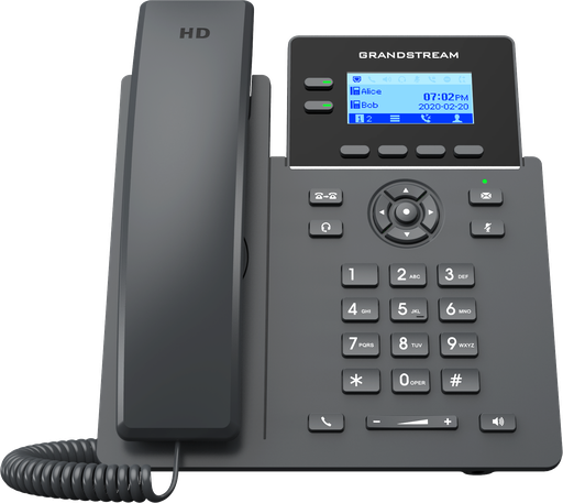 Téléphone IP Grandstream GRP2602 / GRP2602P à 2 lignes