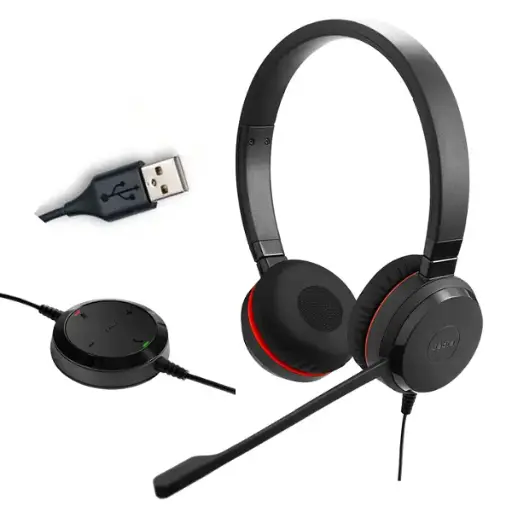 [4999-823-109] Jabra Evolve 20 Stereo MS, USB C/A Adapter Réf. 4999-823-169