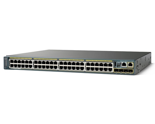 [C2960S-48FPS-L] Switch Réseau Cisco Catalyst 2960-S : 48 Ports Gigabit PoE 740W 10/100/1000, 4x 1G SFP, Lan Base