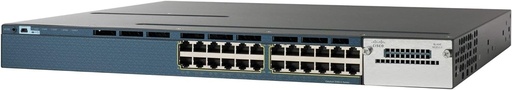 [C3560X-24P-L] Switch Réseau Cisco Catalyst Niveau 2 C3560X : 24 x 10/100/1000 Ethernet PoE+ 435W - LAN Base