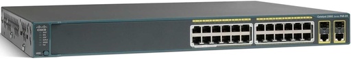 [C3750V2-48PS-S] Switch Réseau Cisco Niveau 3 Catalyst 3750v2 : 48 Ports 10/100 PoE+ 370W + 4 SFP, IP Base